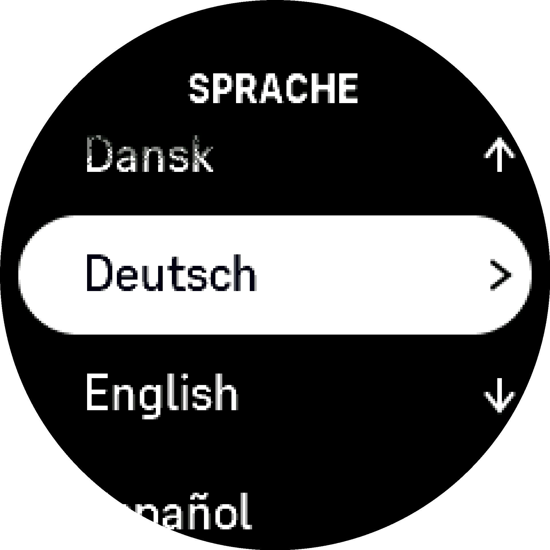 Sprache wählen S9PP