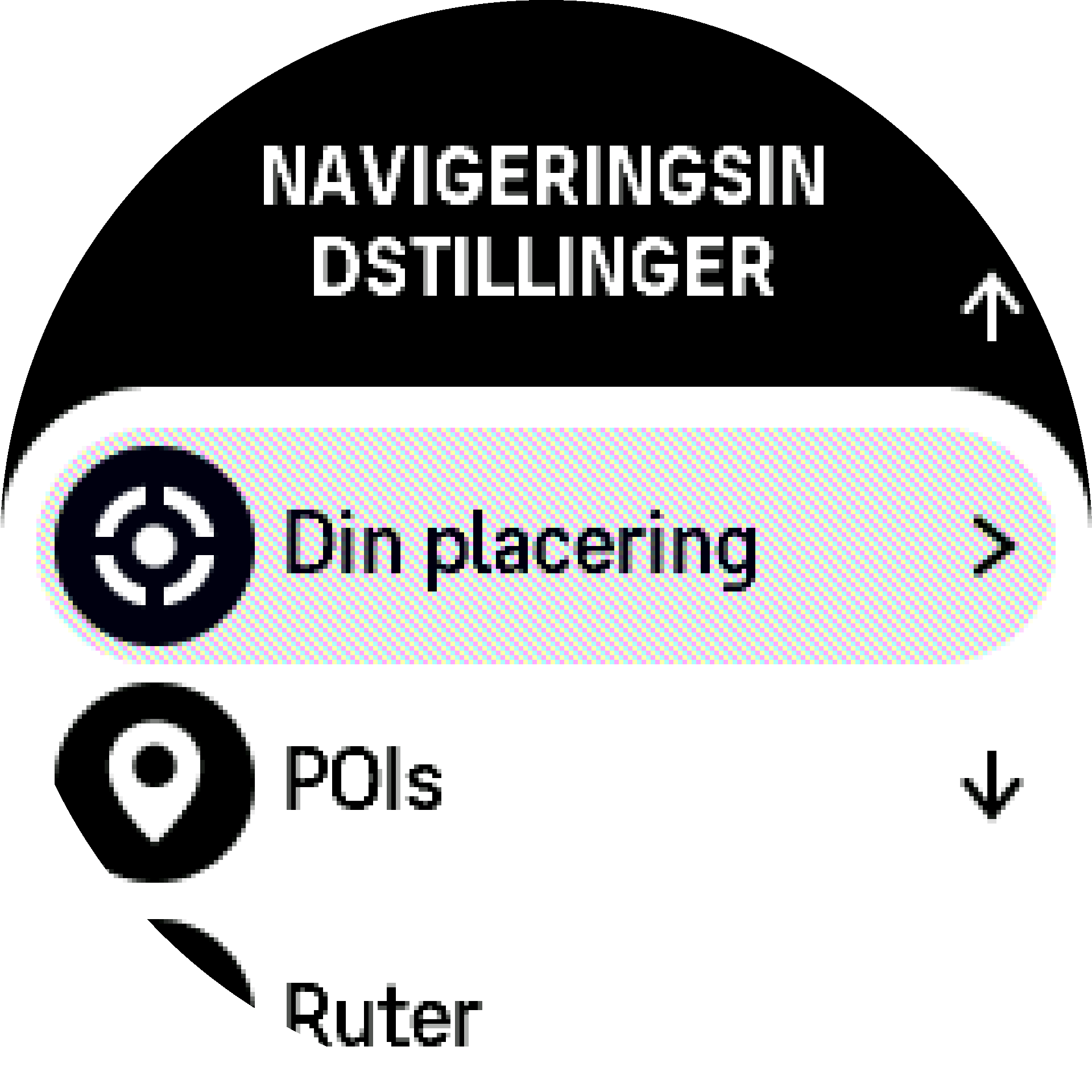 nav options S9PP