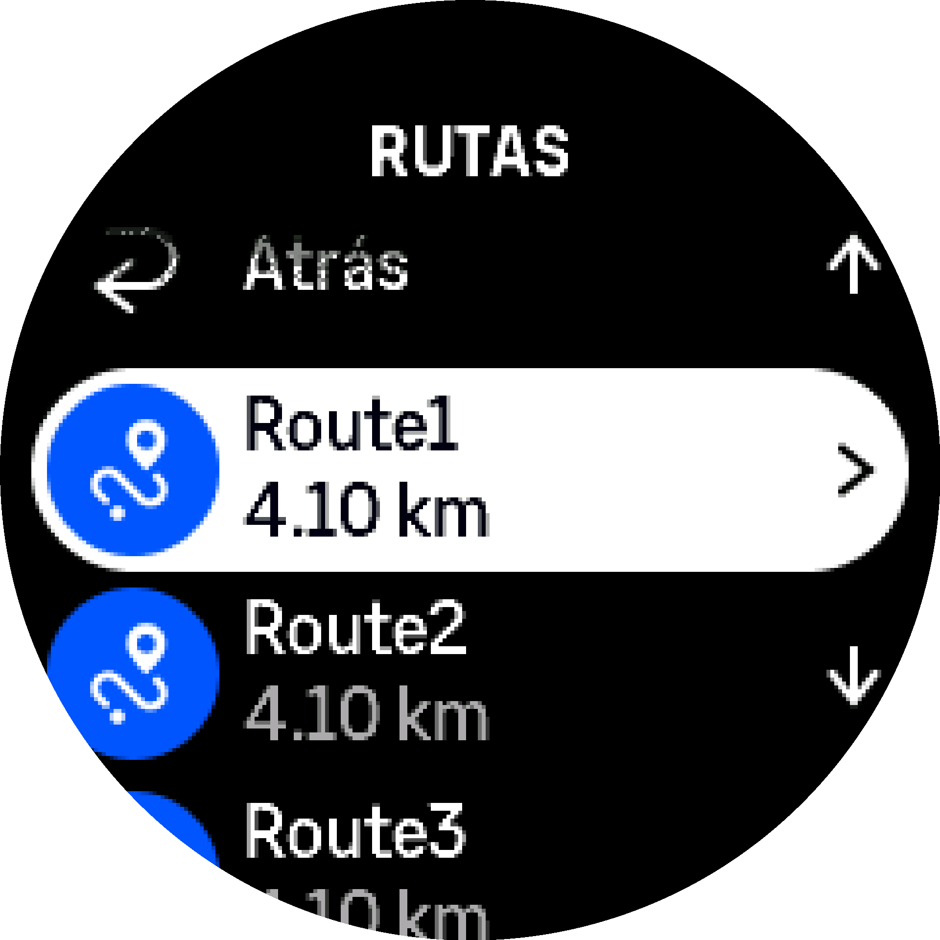 Lista de rutas S9PP