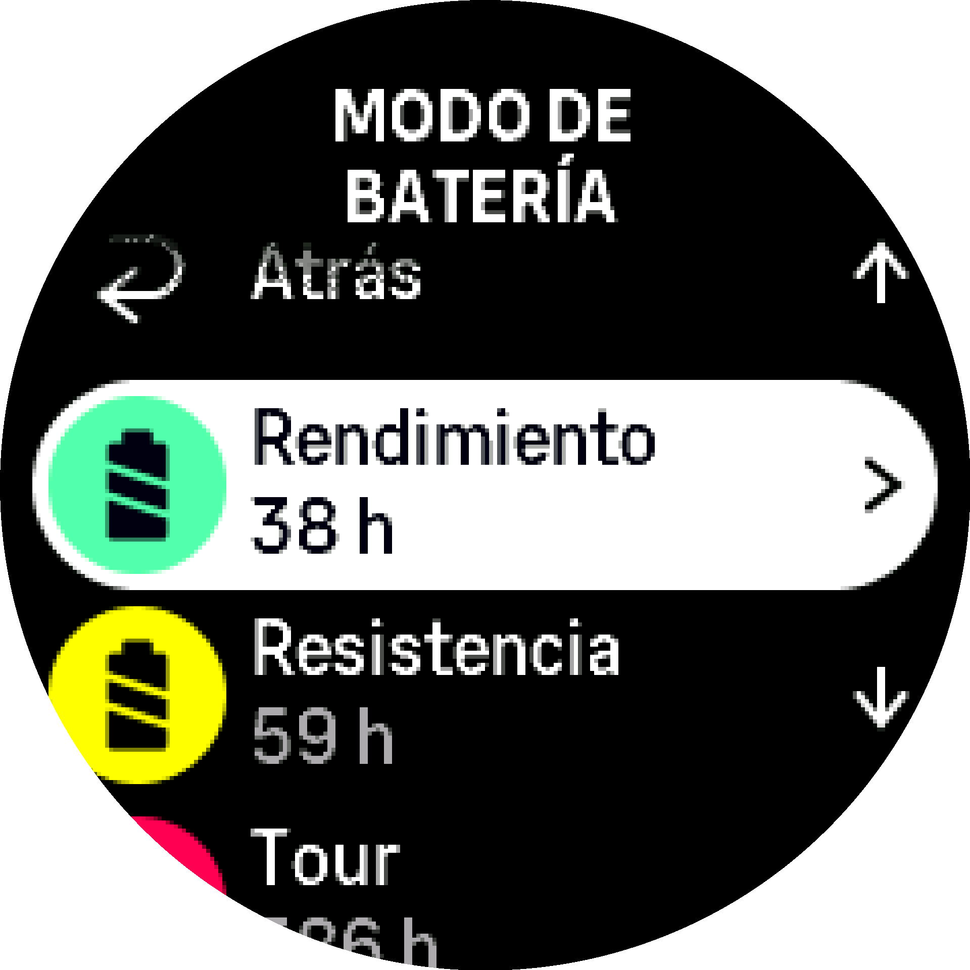 Modos de batería S9PP
