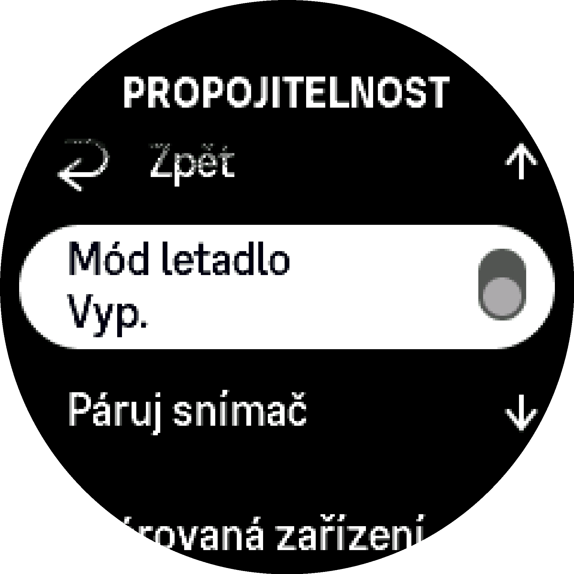 Režim letadlo S9PP