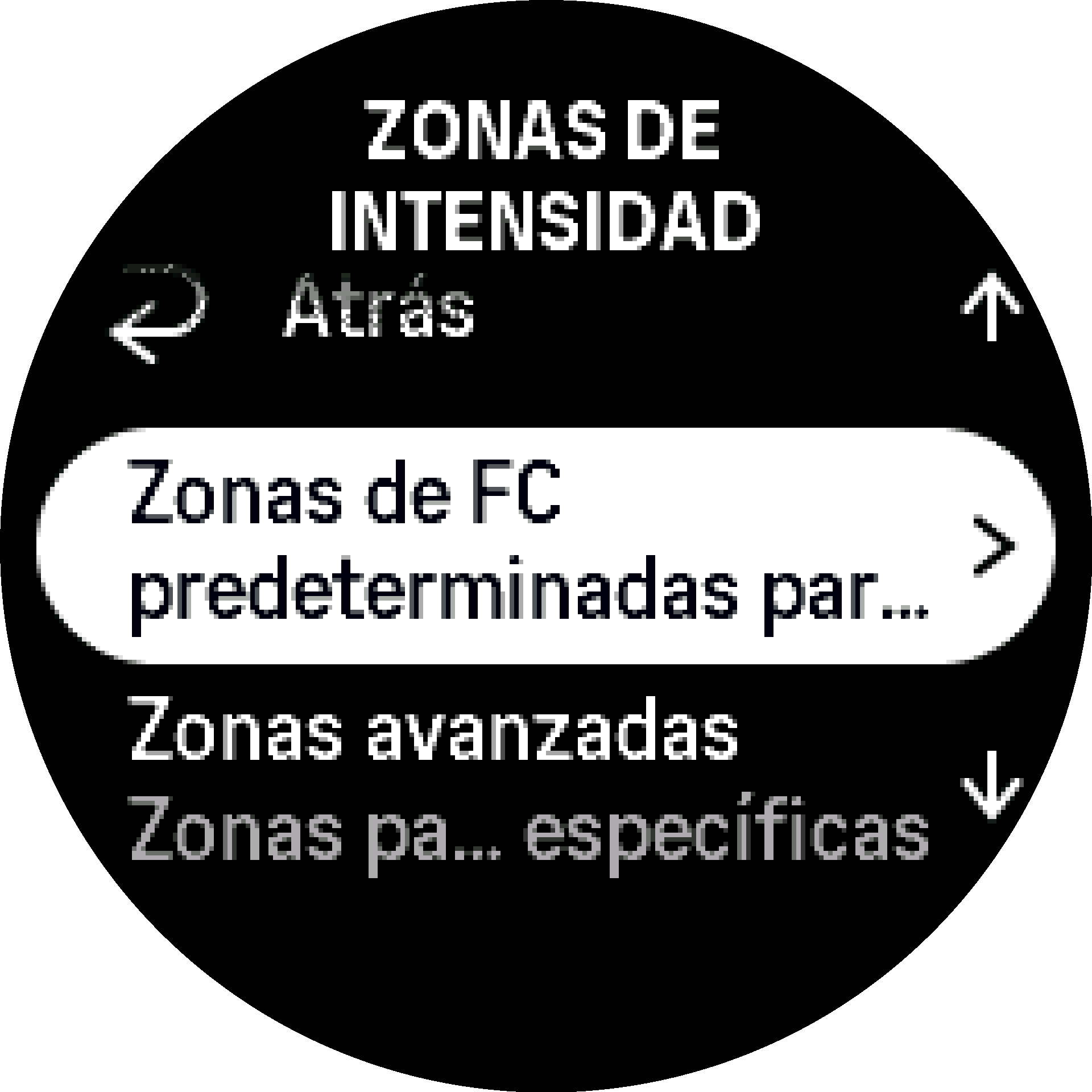 hr zones item
