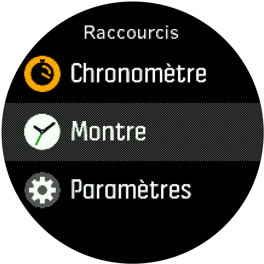 Menu contextuel