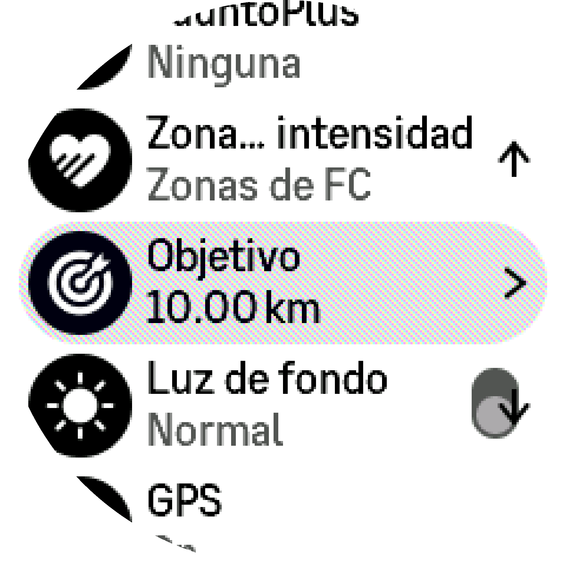 Objetivos de modos de deporte S9PP