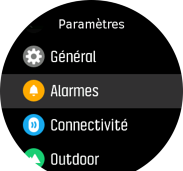 Settings menu Spartan