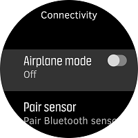 Überprüfen Sie, dass der Flugmodus ausgeschaltet ist: