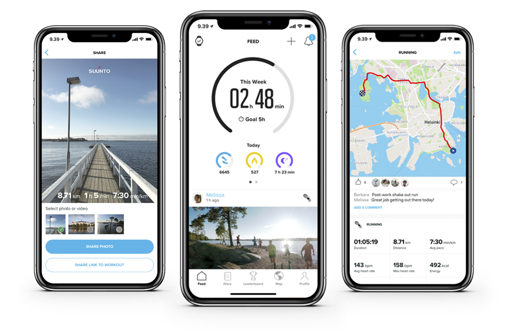 L'app Suunto è disponibile su App Store e Google Play